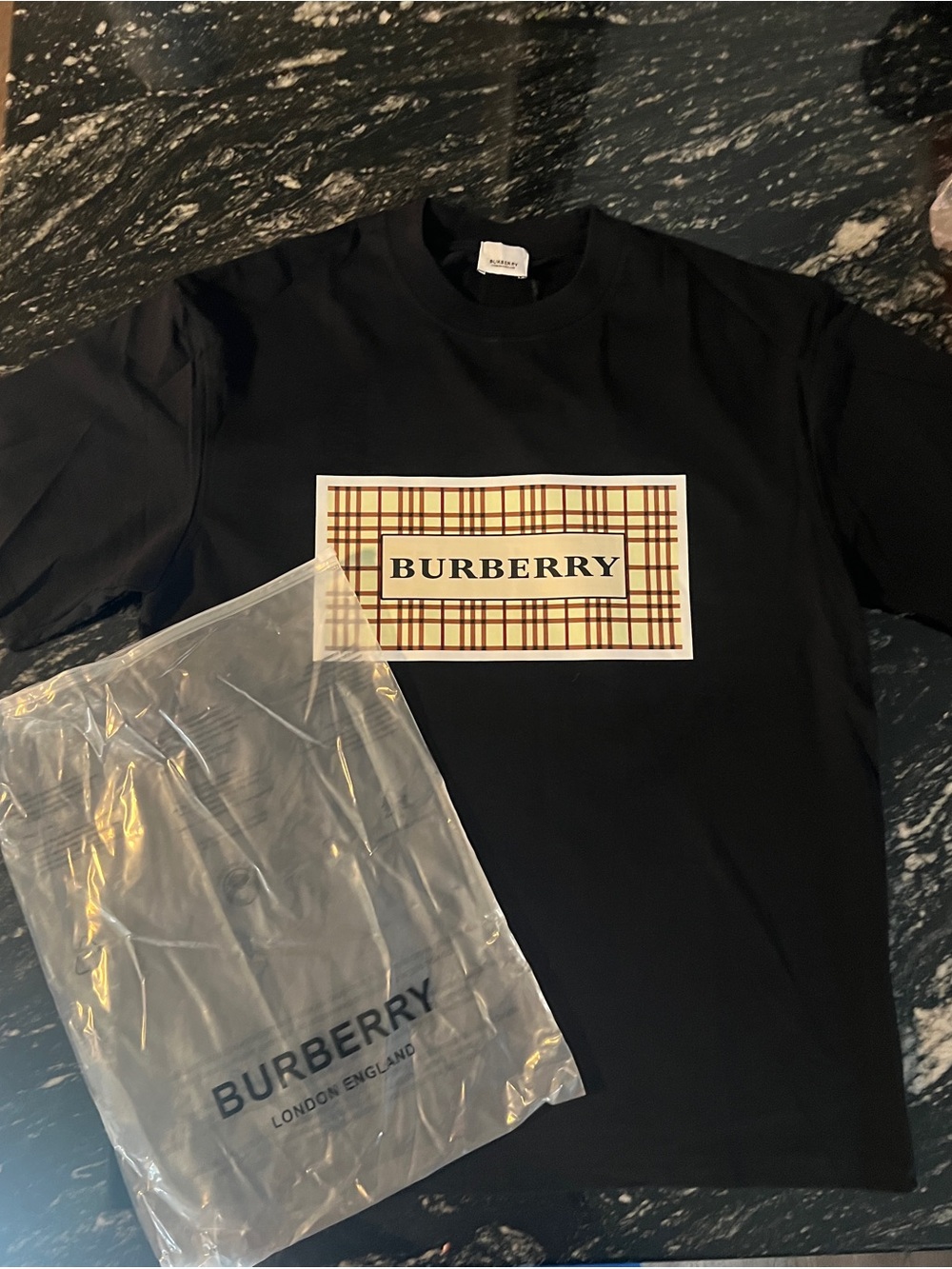 Burberry shirt sized Medium, Large